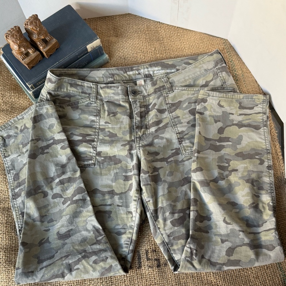 Y2K Gap Low Rise Camo Khakis.  Size 12. GUC. 
 $10 OBO